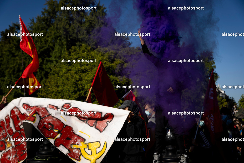 _B7A0872 | manifestation de lycéens à Strasbourg, le 6 octobre 2026, dans le cadre d’un mouvement national de protestation contre les conditions d’apprentissage. - Realisiert mit Pictrs.com