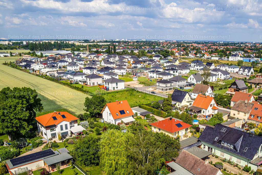 Einfamilienhäuser Neubau Kümmelsberg Diesdorf-0017 | Magdeburg, Diesdorf, Zerrenner Straße, Luftbild - Realisiert mit Pictrs.com