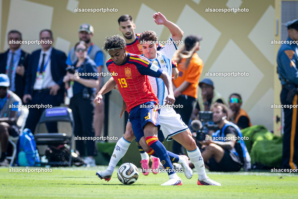 FOOTBALL : Argentine vs Espagne – Finale de la Coupe du Monde FIFA 2026. New York New Jersey Stadium, East Rutherford, New Jersey, États-Unis. 19/07/2026. | Lamine Yamal #19 (Spain)