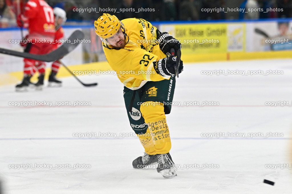 KSV KÄNGURUS vs. EHC Lustenau | #32 Stefan Daniel EHC Lustenau, KSV KÄNGURUS vs. EHC Lustenau, KSV KÄNGURUS vs. EHC Lustenau am 14.03.2026 in Kapfenberg (Sportzentrum Kapfenberg), Austria, (Photo by Bernd Stefan)