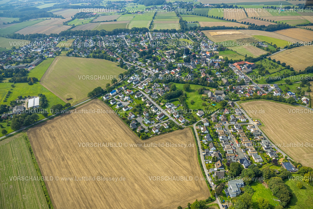 Froendenberg230901611 | Luftbild, Ortsansicht Ortsteil Ostbüren, Fröndenberg, Ruhrgebiet, Nordrhein-Westfalen, Deutschland
