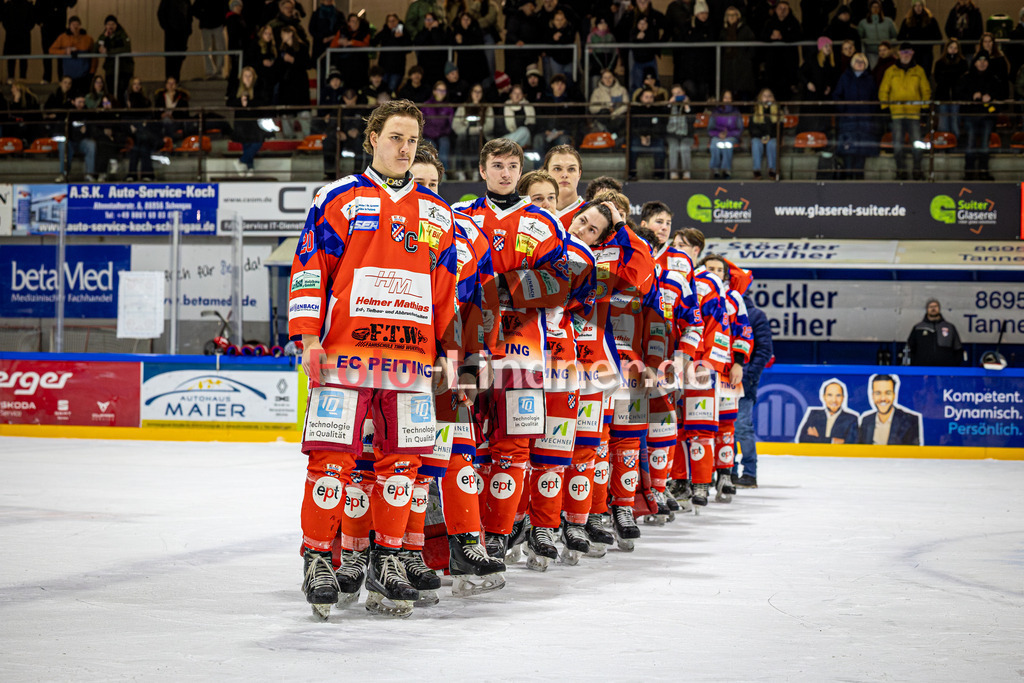 Peißenberg MINERS U20 Meisterfeier | Eishockey Bayernliga U20 Siegerehrung 2026, Peißenberg MINERS U20 Meisterfeier, 20260314,,2026-03-14 in Peißenberg (flatbuy Arena Peißenberg), Fabian HICKLCopyright: WolfgangxLindner www.foto-lindner.de