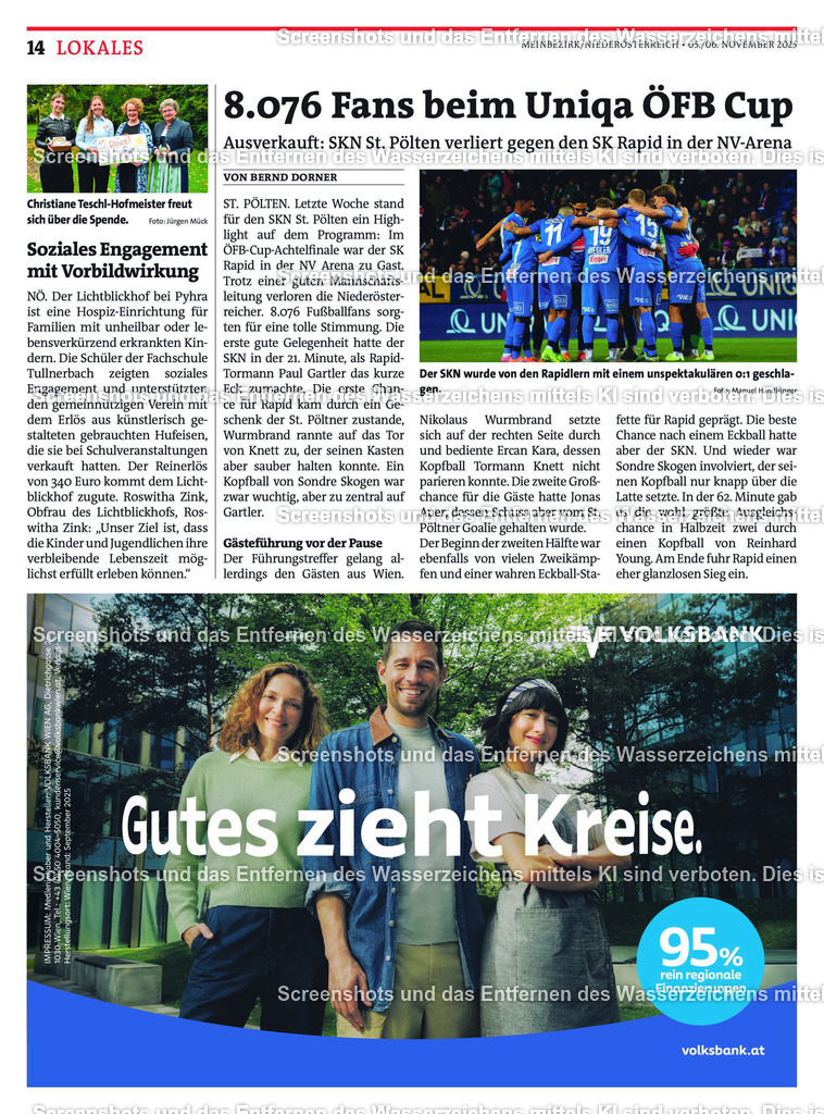 ÖFB Uniqa Cup | SKN St. Pölten - SK Rapid Wien