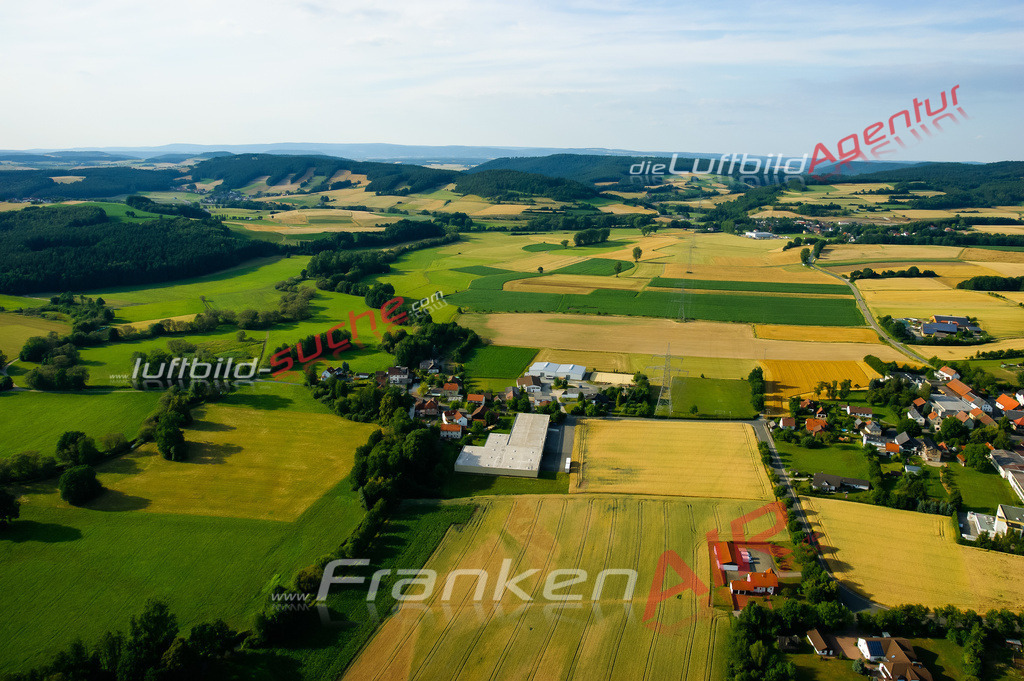 Luftbild von Mannsgereuth Redwitz - Luftaufnahme wurde 2008 von https://frankenair.de mittels Flugzeug (keine Drohne) erstellt - die Geschenkidee