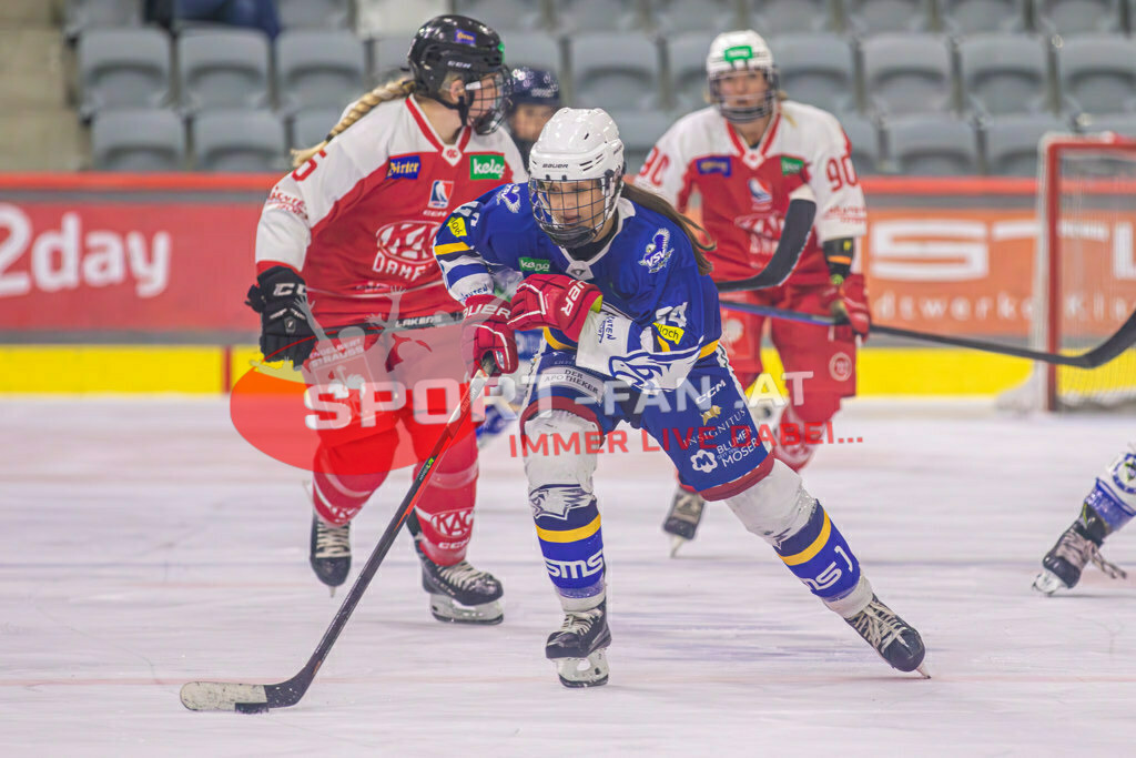 Eishockey DEBL 2023/24 | Eishockey DEBL 2023/24, KAC Frauen - Villach Lady Hawks am 27.09.2023 in Klagenfurt (Heidi Horten Arena), Austria, (Photo by Ernst Krawagner sport-fan.at) - Realisiert mit Pictrs.com