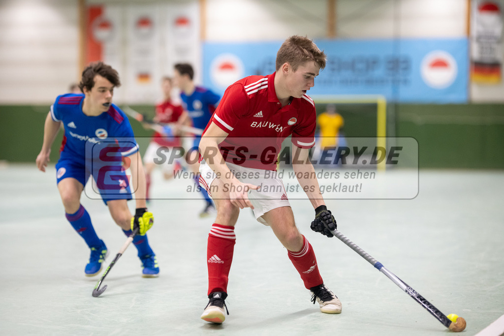 SFE_20230305_0087 | Deutsche Meisterschaft Männliche U16 Halle 2023 am 05.03.2023 in Köln (KTHC Stadion Rot-Weiss Köln Tennis and Hockey Club), Photo: Stephan Fehrmann 2022 (Sports-Gallery)