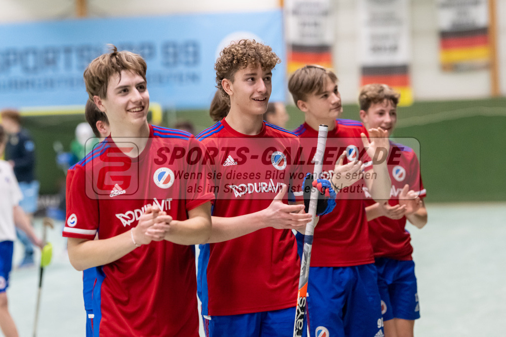 SFE_20230305_0084 | Deutsche Meisterschaft Männliche U16 Halle 2023 am 05.03.2023 in Köln (KTHC Stadion Rot-Weiss Köln Tennis and Hockey Club), Photo: Stephan Fehrmann 2022 (Sports-Gallery)