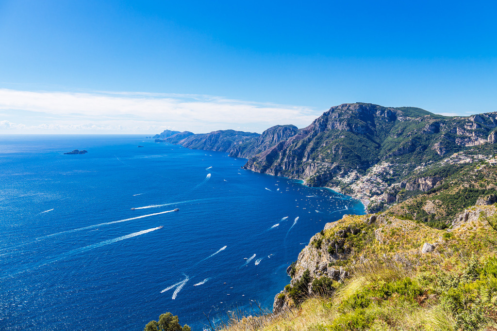 Blick auf die Halbinsel von Sorrent in Italien | Blick auf die Halbinsel von Sorrent in Italien.