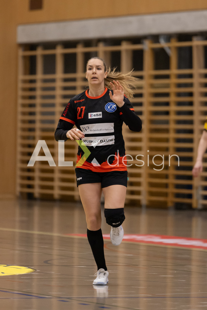 Handball I Frauen I Saison 2025-2026 I Handball Swiss Premium League 1 | Women I Round 5 I  Yellow Winterthur - GC Amicitia Zürich I 15.03.2026 | 27 Kerstin Kündig (CH) (GC Amicitia Zürich) – Rückraum mitte - Realisiert mit Pictrs.com