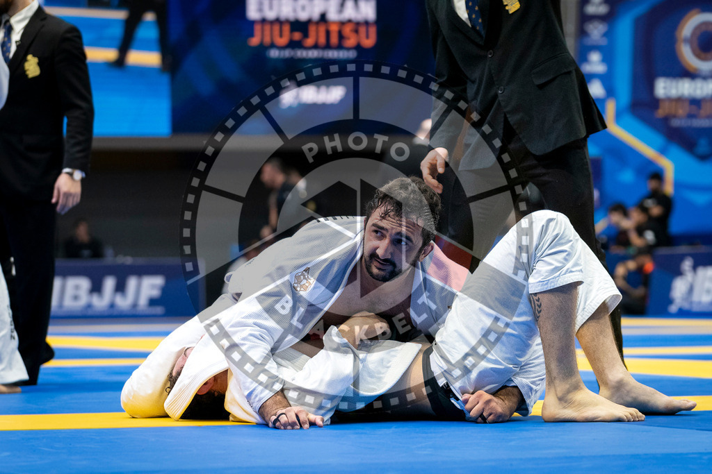20240126PBB0424 | Fighters compete during the Brazilian Jiu-Jitsu European Championship of the IBJJF in Paris, France, on January 26, 2024.