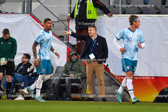 AUT, U21 EM-Qualifikation - Oesterreich vs Norwegen | 29.3.2022, Josko Arena Ried, AUT, U21 EM-Qualifikation - Oesterreich vs Norwegen, im Bild Leif Gunnar Smerud, Head Coach Team Norway (NOR)


// Uefa U21 Euro 2023 Qualifikation Match between Austria and Norway in Ried, Austria on 2022/03/29