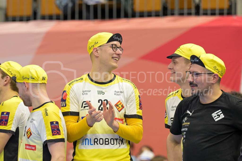 Zug United vs HC Rychenberg - 22. February 2025 | Zug United vs HC RychenbergSporthalle Wankdorf, BernMichel Wöcke (#22 HC Rychenberg Winterthur).Bild: Sportfotografie Markus Aeschimann | www.markus-aeschimann.ch - Realisiert mit Pictrs.com