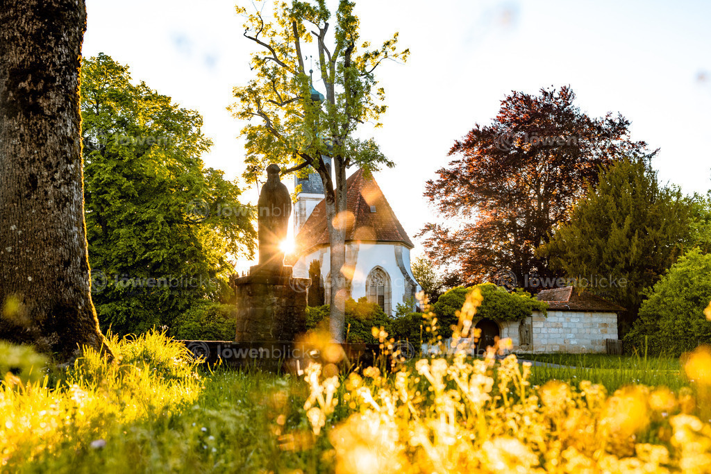 Blick auf die ev. Ulrichskapelle in Adelberg | löwenblicke | shop