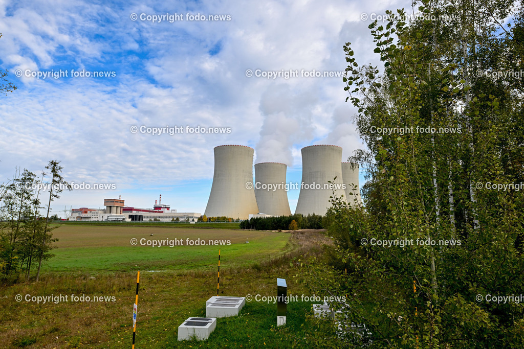 Tschechische Republik_ AKW Temelin_ 14.10.2024-23 | 14.10.2024, Temelin, CZE, AKW Temelin im Bild Atomkraftwerk, Kernkraftwerk, Atomstrom, Strom, Stromproduktion, Stromerzeugung, Atomenergie, Reaktor, Reaktorblock, Kuehlturm, Tschechien, Tschechei, Ceska Republika, Jaderna elektrarna Temelin, JETE, Jihocesky kraj, Suedboemische Region, Tschechische Republik