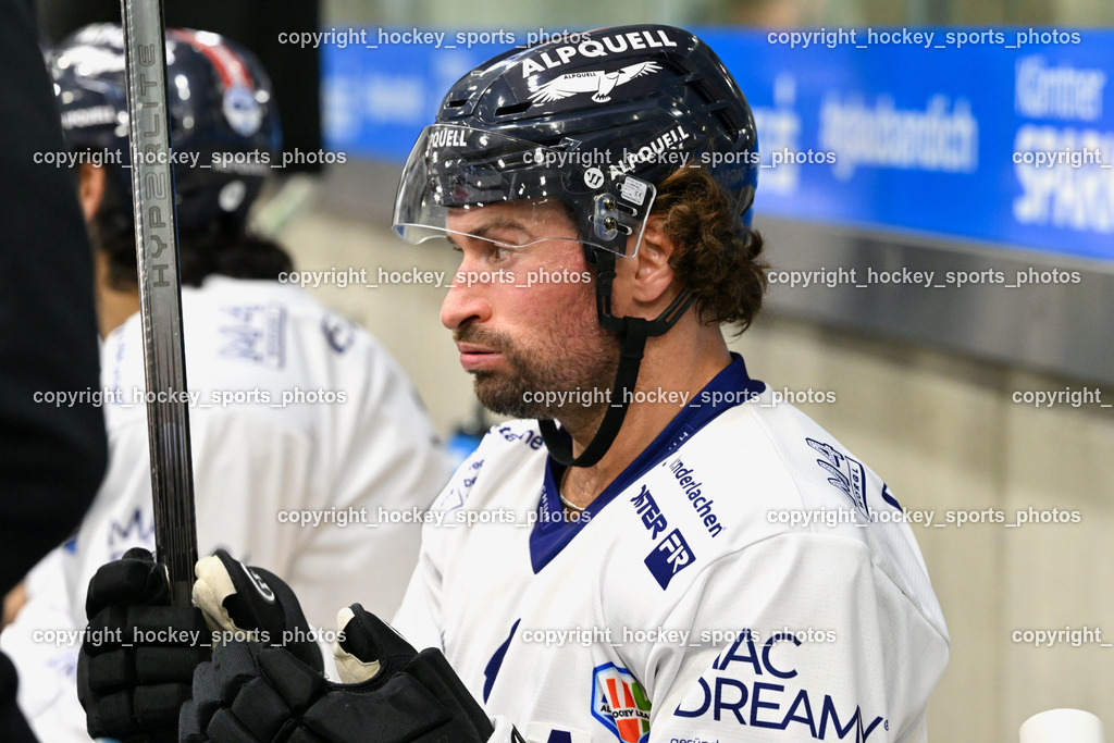EC KAC Future Team vs. Die Adler Kitzbühl 7.10.2023 | #6 Rotter Rafael EC Kitzbühel, EC KAC Future Team vs. Die Adler Kitzbühl 7.10.2023, EC KAC Future Team vs. Die Adler Kitzbühl am 07.10.2023 in Klagenfurt (Messehalle Klagenfurt), Austria, (Photo by Bernd Stefan)