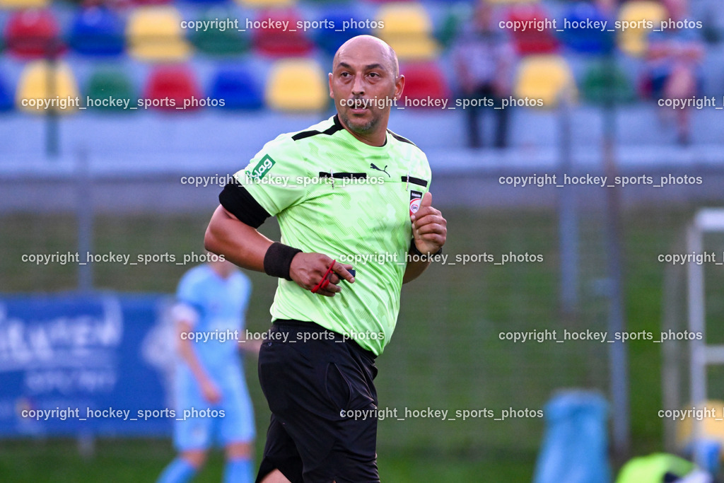 SV Spittal vs. SVG Bleiburg | Edin Avdic Referee, SV Spittal vs. SVG Bleiburg, SV Spittal vs. SVG Bleiburg am 14.08.2024 in Spittal an der Drau (Goldeck Stadion), Austria, (Photo by Bernd Stefan)