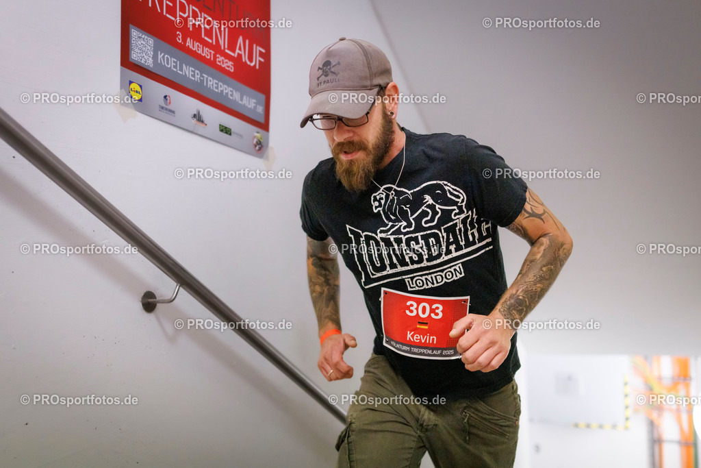 KölnTurm Treppenlauf; Köln, 03.08.2025 | Impressionen vom KölnTurm Treppenlauf am 03.08.2025 in Köln (Nordrhein-Westfalen). 