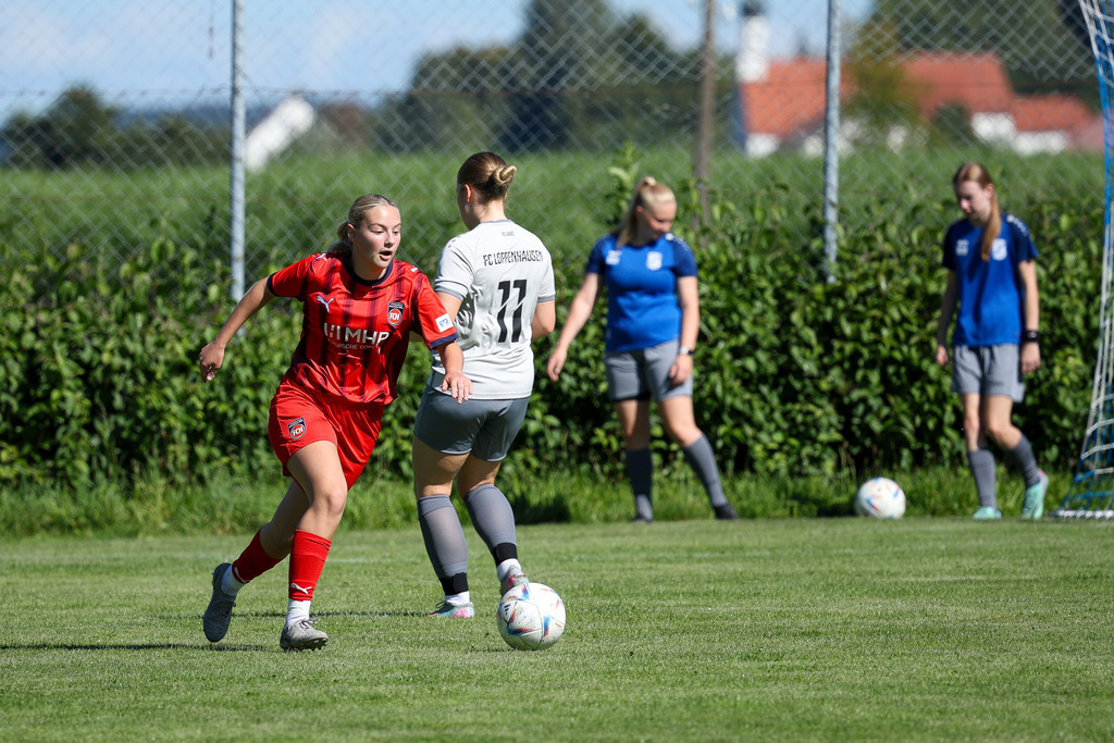 Fußball I FRAUEN I Saison 2025-2026 I Freundschaftsspiel I FC Loppenhausen - 1FC Heidenheim 1846 II I_250831_8611 | Fotopresso – Sportfotografie in Heidenheim & Umgebung. Professionelle Sportfotografie für unvergessliche Momente. Dynamische Action-Shots, emotionale Szenen & hochwertige Bilder. - Realisiert mit Pictrs.com