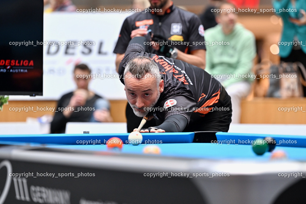 Pool Billard Bundesliga 2025 im ATRIO | MICHAEL MOSLER, Pool Billard Bundesliga 2025 im ATRIO, Pool Billard Bundesliga 2025 im ATRIO am 29.03.2025 in Villach (Atrio), Austria, (Photo by Bernd Stefan)