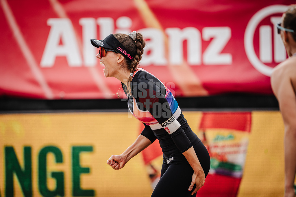 Beachvolleyball | Frauen | Allianz German Beach Tour 2025 | Tourstop Berlin | 23.08.2025 | Lisa-Sophie Kotzan jubelt