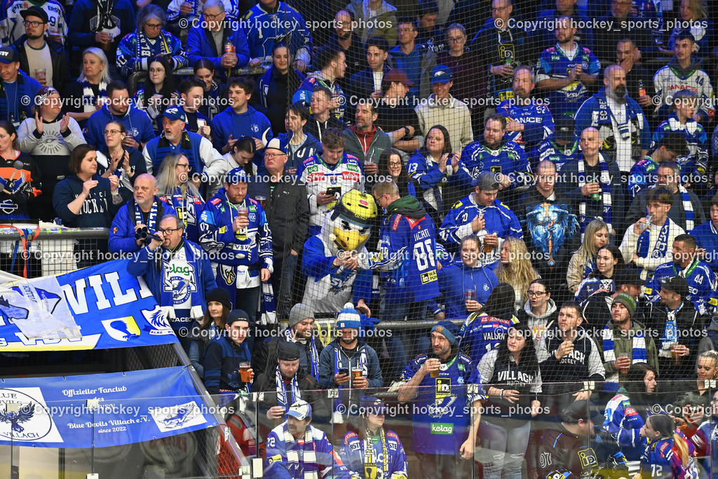 EC IDM WÄRMEPUMPEN VSV vs. MOSER MEDICAL GRAZ99ERS | EC VSV Fans, EC IDM WÄRMEPUMPEN VSV vs. MOSER MEDICAL GRAZ99ERS, EC IDM WÄRMEPUMPEN VSV vs. MOSER MEDICAL GRAZ99ERS am 12.03.2026 in Villach (Stadthalle Villach), Austria, (Photo by Bernd Stefan)