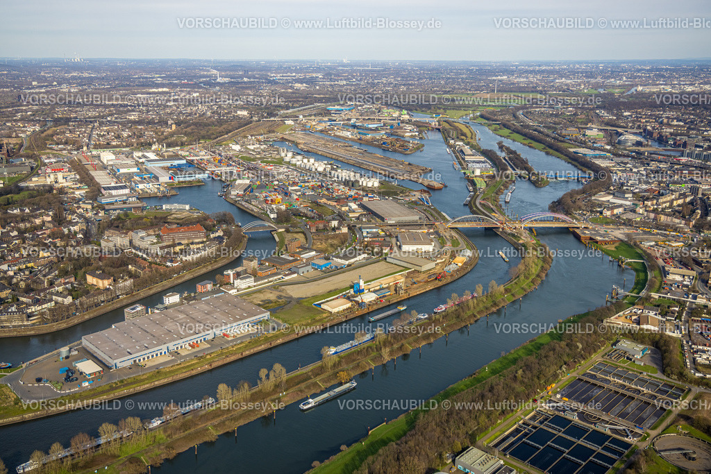 Duisburg230303061 | Luftbild, Duisburg Hafen Ruhrort, Duisburg, Ruhrgebiet, Nordrhein-Westfalen, Deutschland