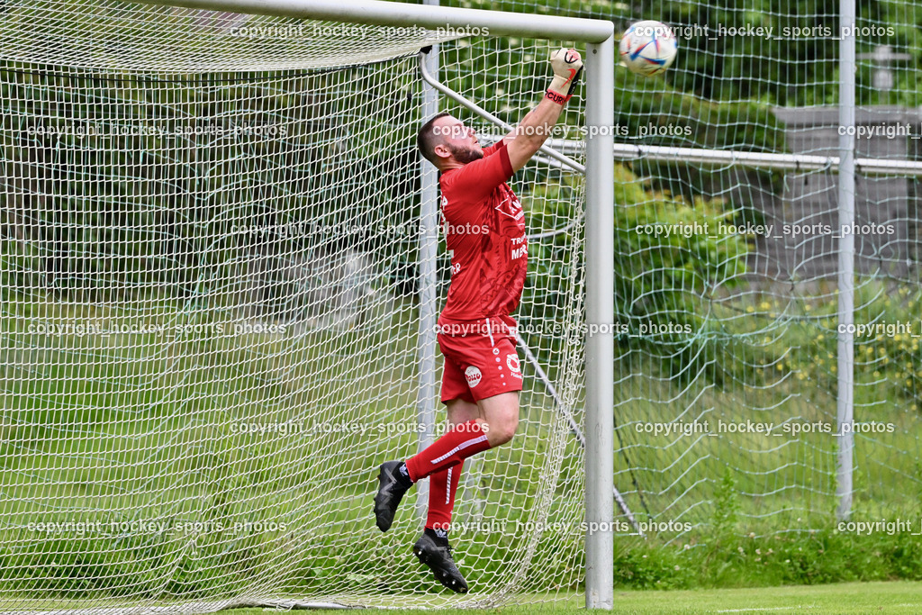 WSG Radenthein vs. St. Michael ob Bleiburg | #1 Lukas Macek St. Michael ob Bleiburg, WSG Radenthein vs. St. Michael ob Bleiburg, WSG Radenthein vs. St. Michael ob Bleiburg  am 15.06.2024 in Radenthein (Sportplatz Radenthein), Austria, (Photo by Bernd Stefan)