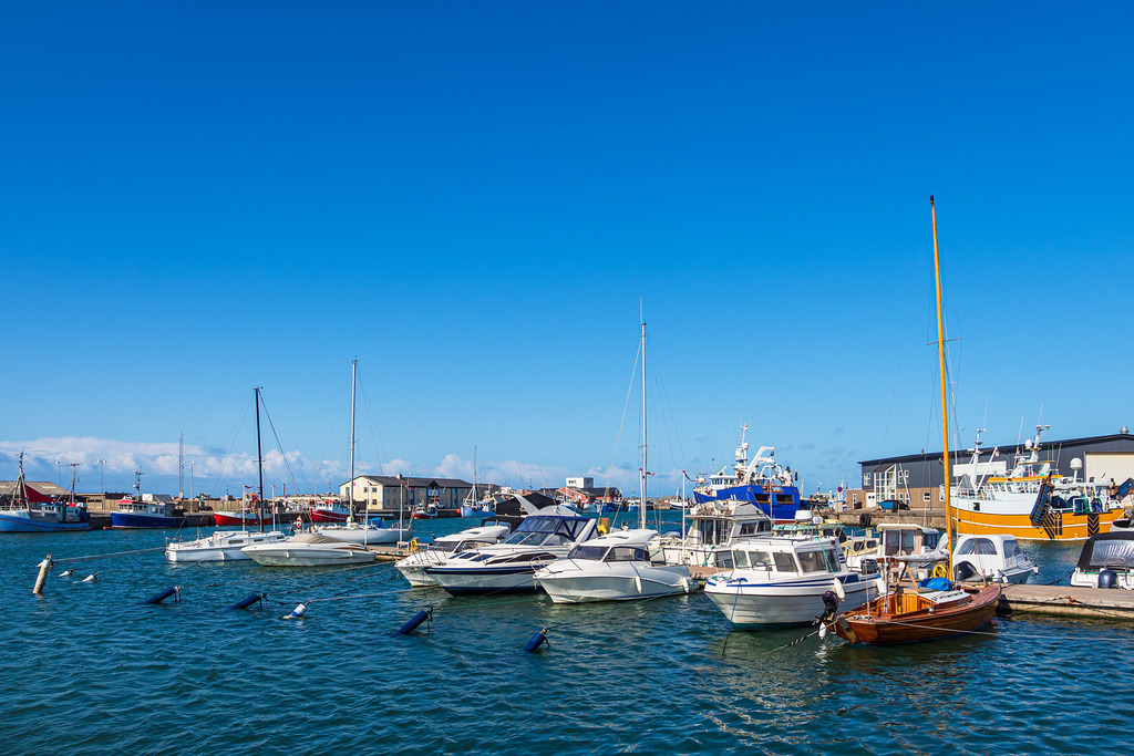 Der Hafen von Hirtshals in Dänemark | Der Hafen von Hirtshals in Dänemark.