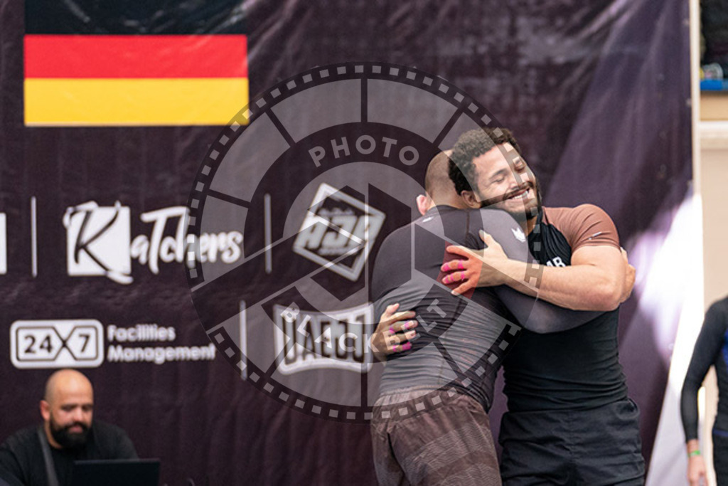 20230826PBB54494 | Fighters compete during the AJP INTLPRO BJJ and grappling competition in Hamburg, Germany, on August 26 2023.