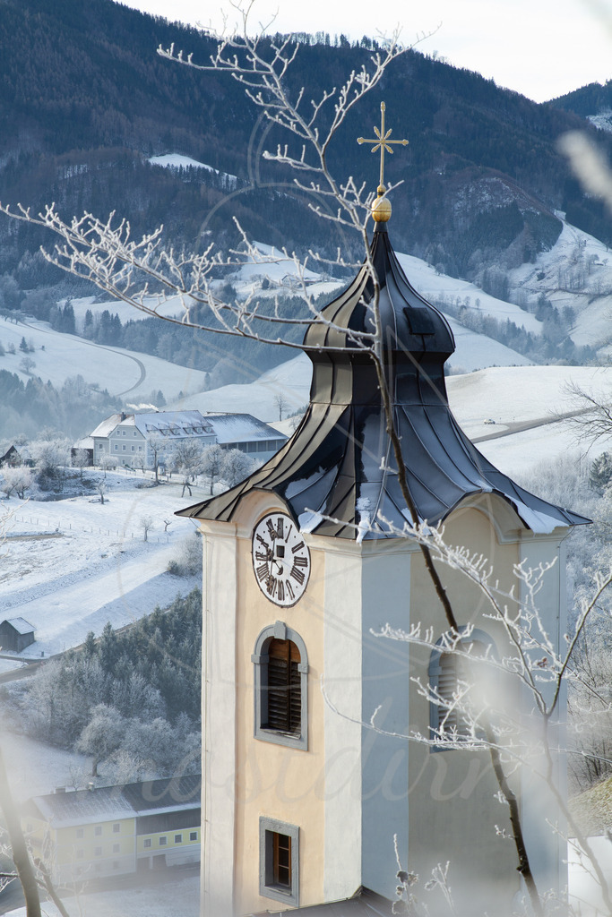 Winter in Konradsheim | Bei Veröffentlichung des Bildes ist eine Namensnennung wie folgt erforderlich: 
Foto: Mostdirn Irmgard Wieser - Realisiert mit Pictrs.com
