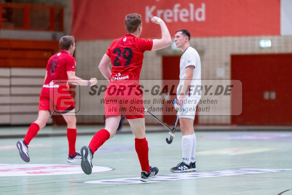 HK_20241220_100627 | 1. Bundesliga Halle Herren Crefelder HTC - Gladbacher HTC am 20.12.2024 Halle Glockenpitz, Krefeld ,