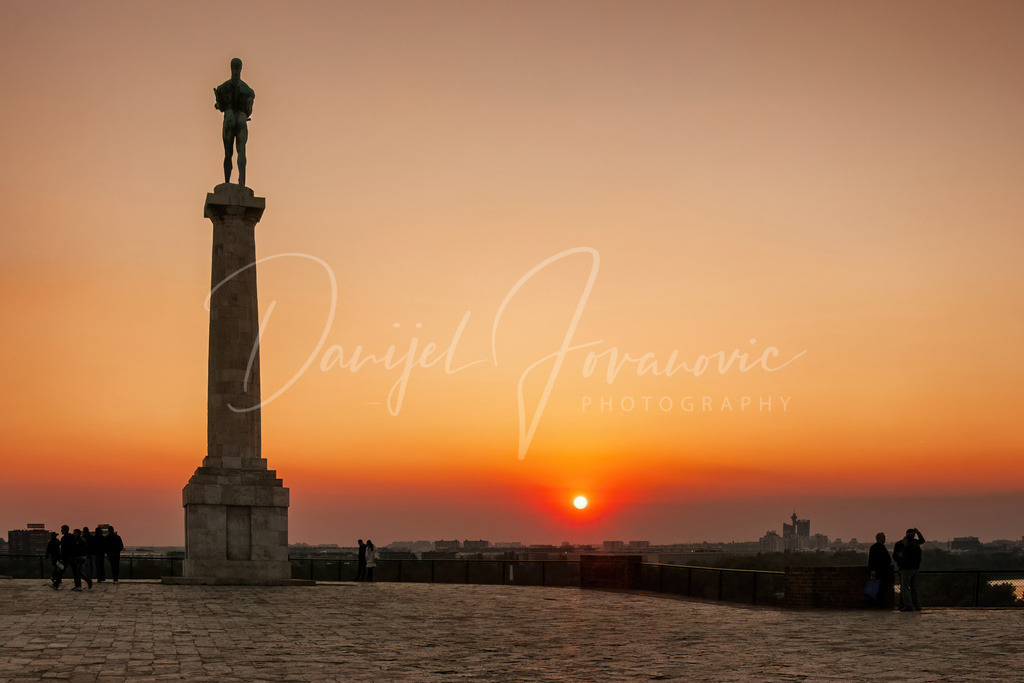 Kalemegdan | Sonnenuntergang auf der Belgrader Festung Kalemegdan