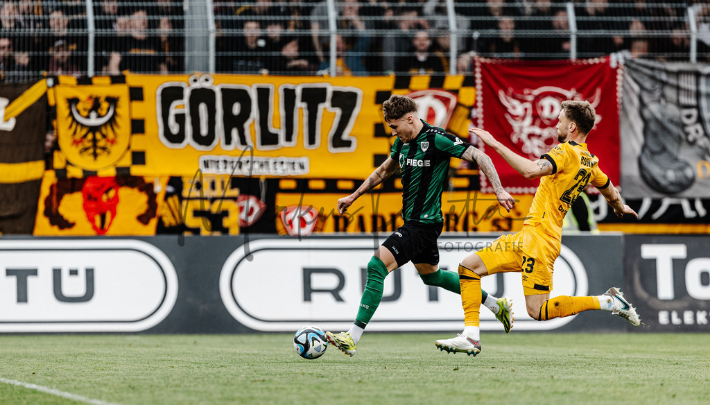 3. Liga, Saison 2023/24, 31. Spieltag: SC Preußen Münster - Dynamo Dresden | Münster, 30.03.2024: 3. Liga, 31. Spieltag, SC Preußen Münster gegen Dynamo Dresden im LVM-Preußenstadion in Münster. Foto: sportfotografie.ms | Markus Paletta - Realisiert mit Pictrs.com