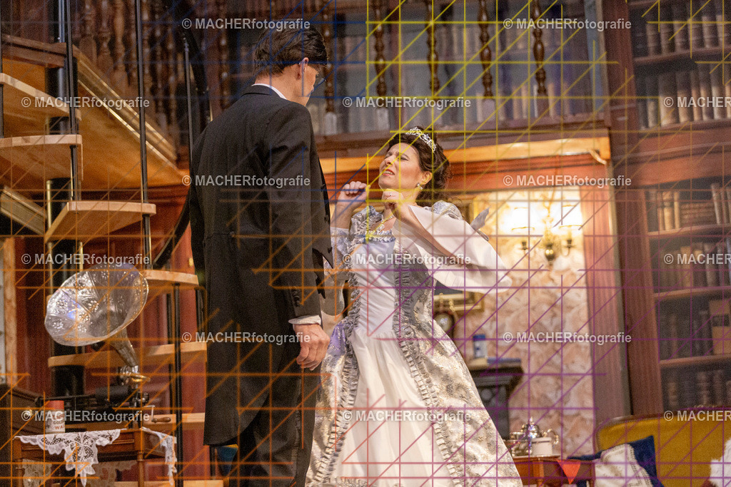 330_MFL-2025 | Portraitbilder von Regisseur; Darsteller; Techniker; Maske; Kostüme; Chor; Musiker; Bilderserie der Generalprobe und der Premierenvorstellung, Szenenbilder; Ausdrucksstudien; Bühnenüberblick; Bühnenkulissen; Pressefotos inkl. Redaktionsfoto Darstellergruppe.