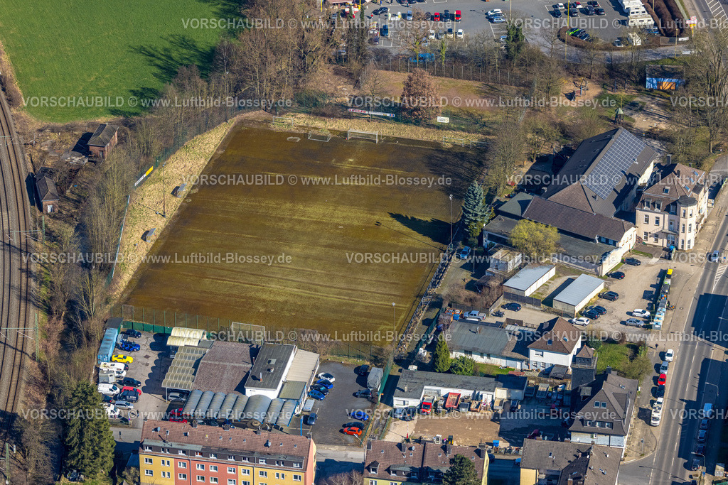 Velbert240301356Langenberg | Luftbild, ehemaliges Fußballstadion Bonsfeld, Langenberger Spielverein 1916 e.V., Oberbonsfeld, Velbert, Ruhrgebiet, Nordrhein-Westfalen, Deutschland