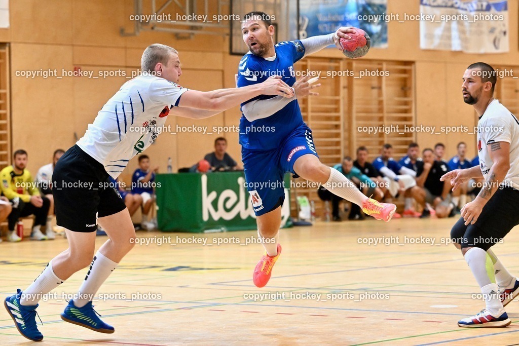 SC Ferlach vs. RK Zagreb 24.8.2023 | #27 Ivan Cupic, #8 Knapp Simon, #81 Milicevic Adrian