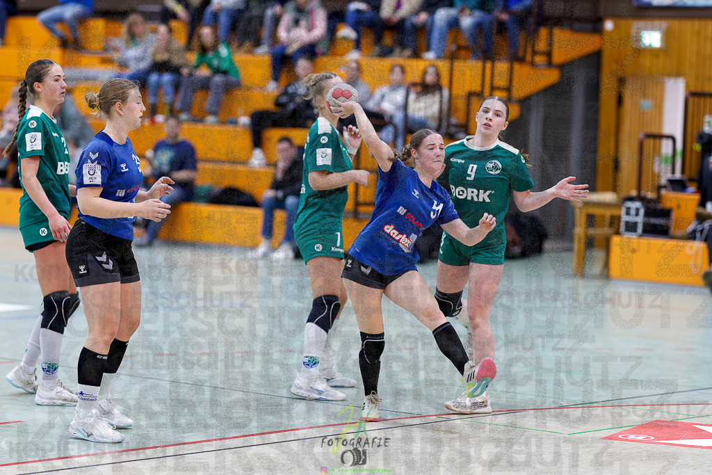 Jugenbundesliga wJB; HSG Kleenheim/Langgöns - SG Kappelwindeck/Steinbach | Jugenbundesliga wJB; HSG Kleenheim/Langgöns - SG Kappelwindeck/Steinbach am 23.11.2025 in Oberkleen (Weidig-Halle)Photo © 2025 - Jörg Heinrich - Realisiert mit Pictrs.com