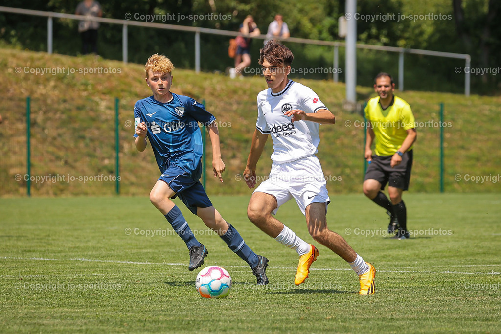 BQ3I5542 | 17.06.2023; Testspiel; Rasenplatz Offdilln; VfL Bochum U17 - Eintracht Frankfurt U17; Ergebnis: 3:1 (1:1)