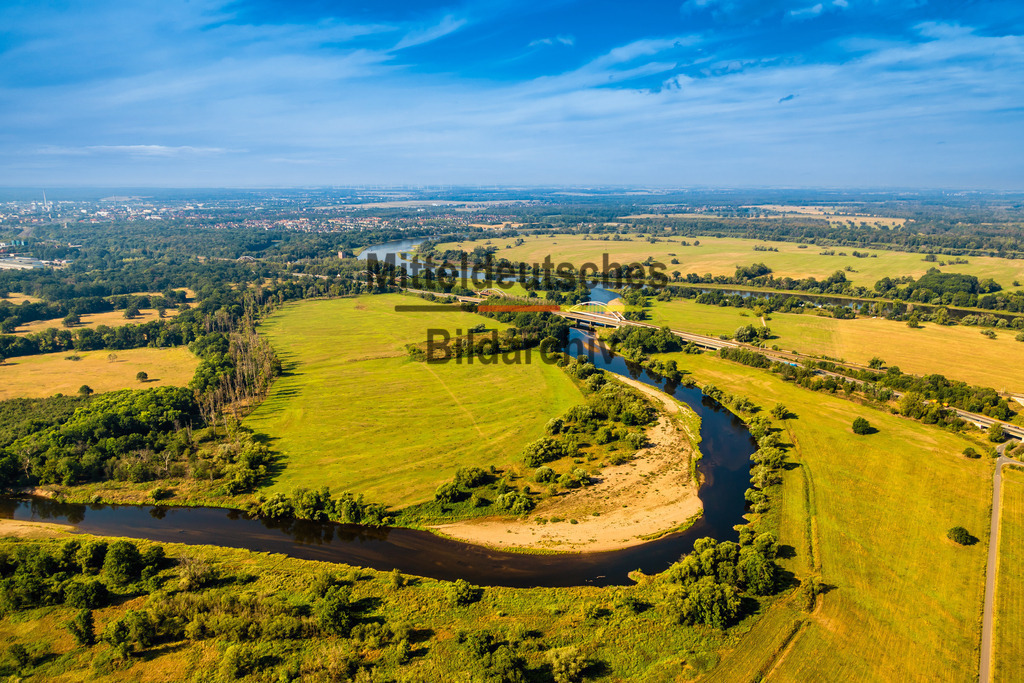 Landschaft Mulde bei Roßlau-2 | Landschaft bei Roßlau und Fluß Mulde - Realisiert mit Pictrs.com