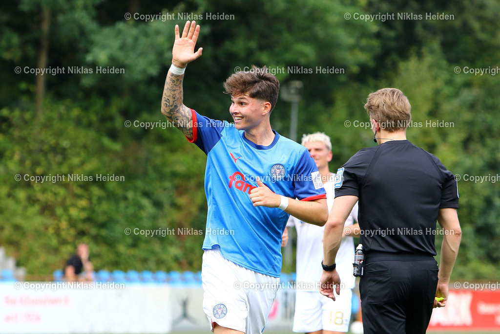 NH_HolsteinKielU23_1FCPhönixLübeck_RegionalligaNord_07092024 | #10 Noah Joshua Gumpert (Holstein Kiel U23)Fußball I Herren I Regionalliga Nord I Saison 2024-2025 I 8. Spieltag I Holstein Kiel U23 - 1. FC Phönix Lübeck I 07.09.2024 I Citti Fußball Park