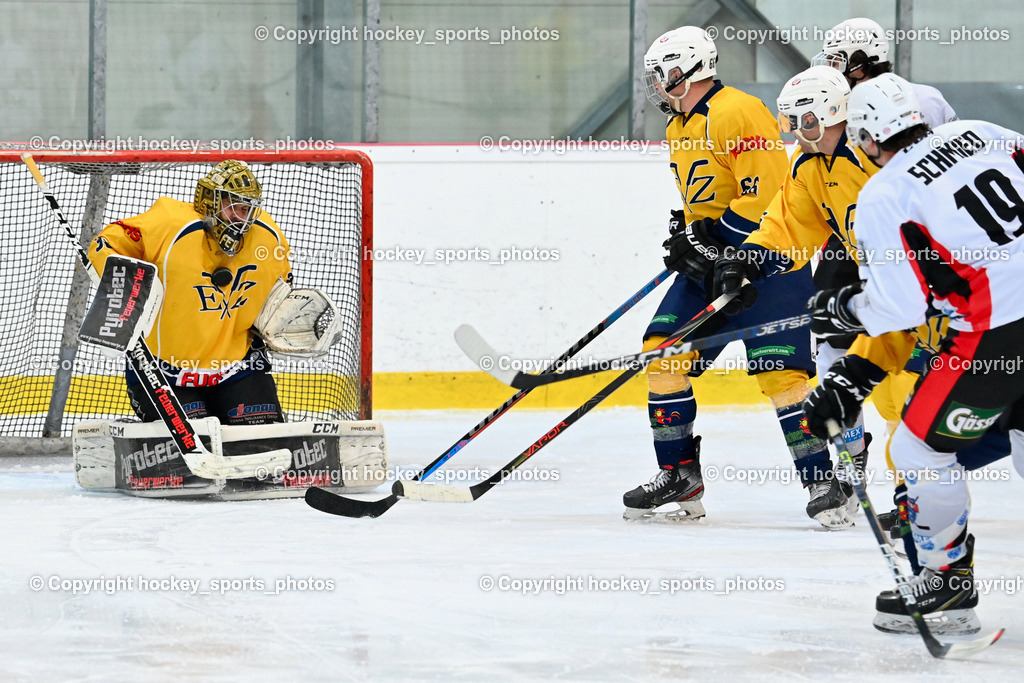 EC Feld am See vs. ELV Zauchen 15.1.2023 | #32 Fertani Karim, #66 Wriessnegger Gerald, #19 Schmied Niklas