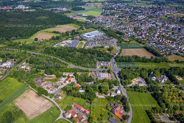 Hamm220504093 | Luftbild, Kley Garten- und Landschaftsbau, Werler Straße Kreuzung Ostdorfstraße, Rhynern, Hamm, Ruhrgebiet, Nordrhein-Westfalen, Deutschland