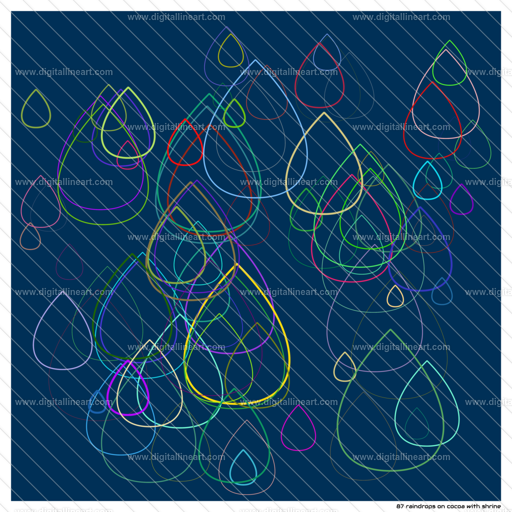 87-raindrops-cocoa-with-shrine | digitallineart - Realisiert mit Pictrs.com