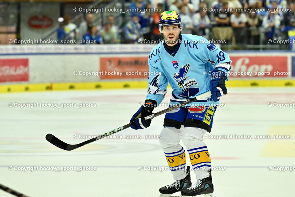 EC iDM Wärmepumpen VSV vs. KHL Sisak | #10 Thomas Vallant EC VSV, EC iDM Wärmepumpen VSV vs. KHL Sisak, EC iDM Wärmepumpen VSV vs. KHL Sisak am 02.09.2025 in Villach (Stadthalle Villach), Austria, (Photo by Bernd Stefan)