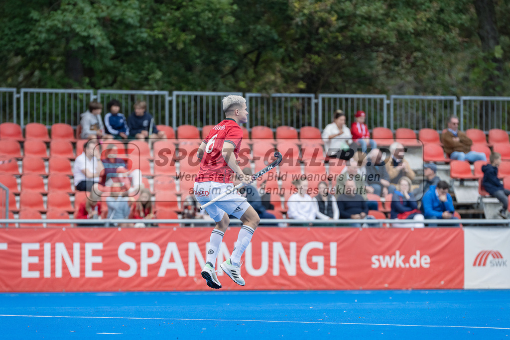 HK_20230923_104438 | 1. Bundesliga Herren Crefelder HTC - TSV Mannheim am 23.9.2023 CHTC, Krefeld , Julius Hayner ( Crefelder HTC #6 )