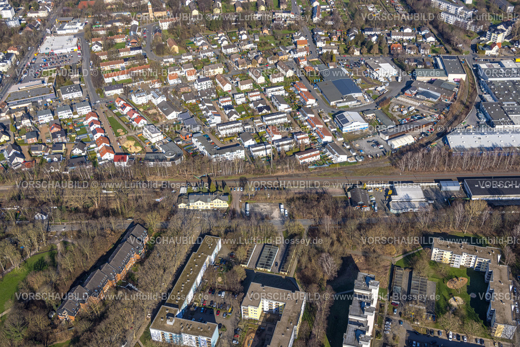 Unna230213160 | Luftbild, Bahnhofsgebäude Bahnhof Königsborn, Unna, Ruhrgebiet, Nordrhein-Westfalen, Deutschland