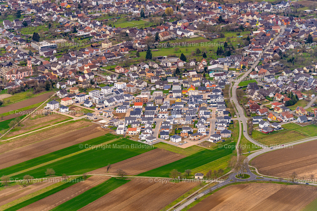 Rheinhausen-12-03-23-1-2 | Bilder Fotos Luftbilder Luftaufnahmen Deutschland Süden Westen Schwarzwald Baden Württemberg  