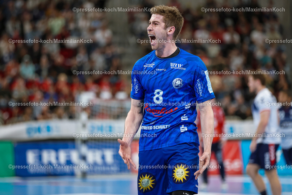 Due1HBL02062402087 | 02.06.2024, Handball, Düsseldorf, PSD-Bank Dome, Liqui Moly Handball Bundesliga, Spieltag 34, Saison 2023 2024, Bergischer HC - SG Flensburg-Handewitt: Tim Nothdurft (Bergischer HC)