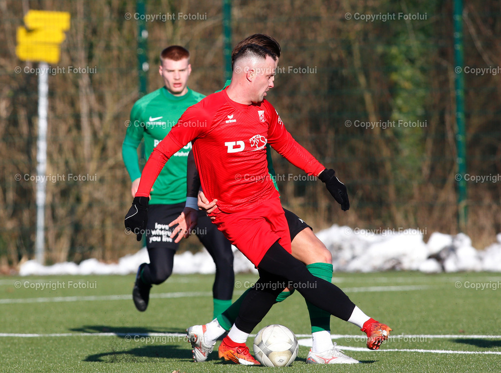 A_LUI_190125_18 | SPORT FUSSBALL TESTSPIEL ASKOE OEDT -UNION PROCORN DIETACH 18.01.2025 IM BILD : NENAD VIDACKOVIC  (OEDT) UND  (DIETACH) FOTO:FOTOLUI