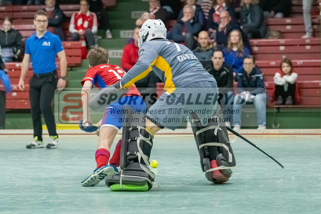 HK_20230305_105940 | Deutsche Meisterschaft MU16 1/2 Finale Mannheimer HC - Harvestehuder THC am 5.3.2023 RWK, Köln ,